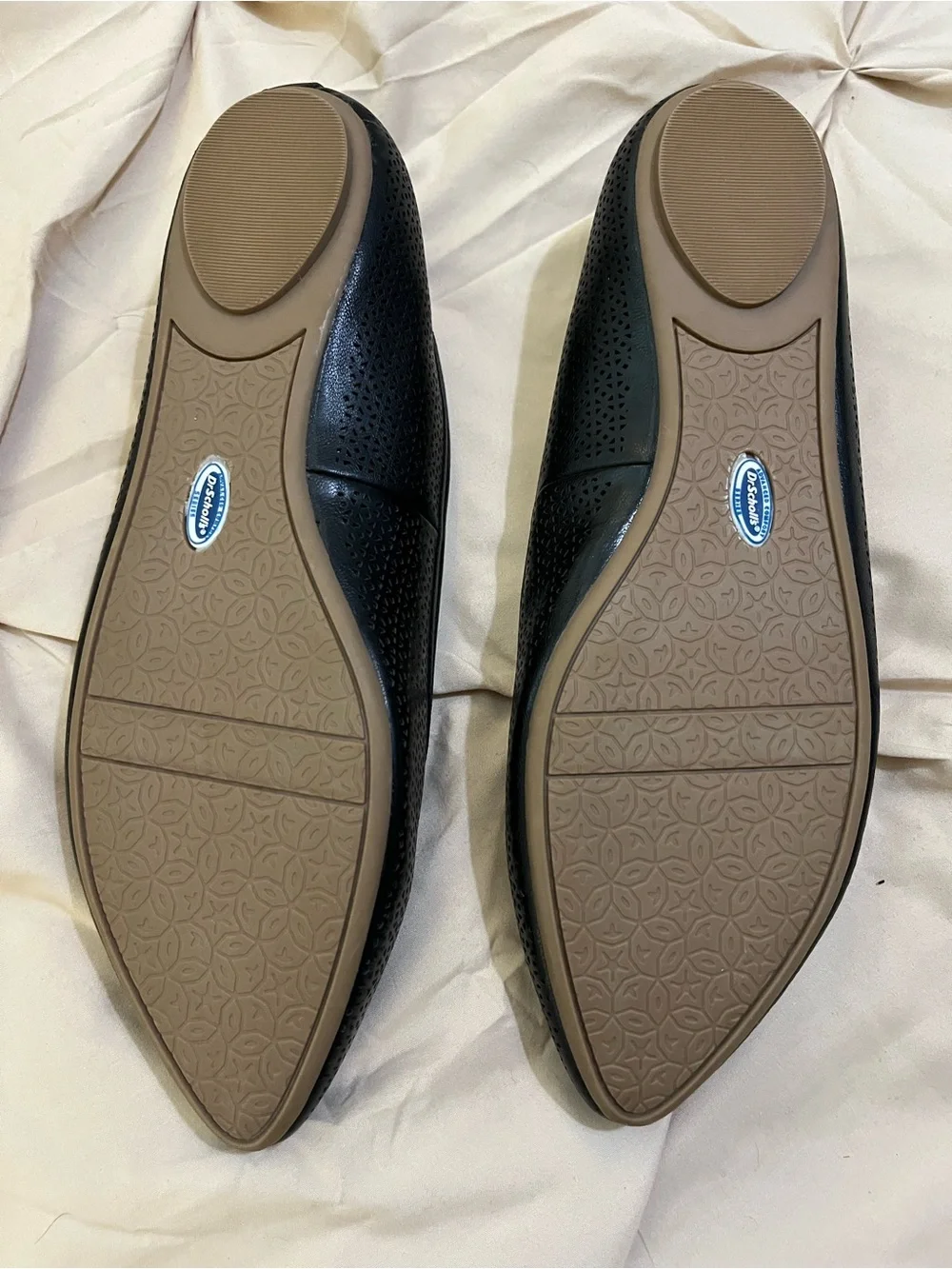 Dr Scholl's black textured flats Sz 11. NWOT - Picture 4 of 7
